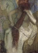 Edgar Degas The woman doing up her hair oil painting reproduction
